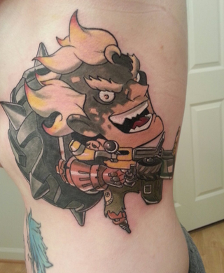 Junkrat on streamer Tatiana Fawks by Daniel Jones